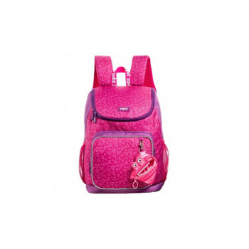 Rucsac Zipit Wildlings Premium, Buzunare Laterale - Roz + Portofel Monezi Cadou ieftin