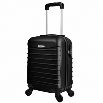 Troler cabina avion, Model Line, 40 x 30 x 20 cm, Quasar & Co.®, roti detasabile, negru Troler cabina avion, Model Line, 40 x 30 x 20 cm, Quasar & Co.®, roti detasabile, negru