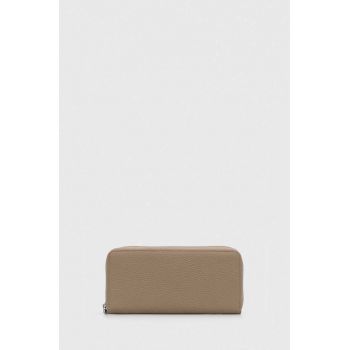 Answear Lab portofel de piele femei, culoarea bej