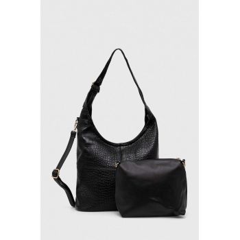 Answear Lab poseta culoarea negru