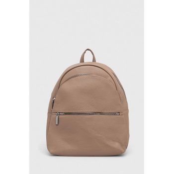 Answear Lab rucsac femei, culoarea bej, mic, neted
