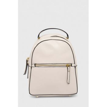 Answear Lab rucsac femei, culoarea bej, mic, neted