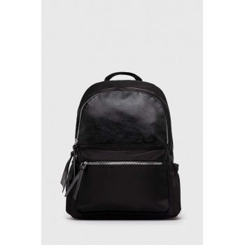 Answear Lab rucsac femei, culoarea negru, mare, neted