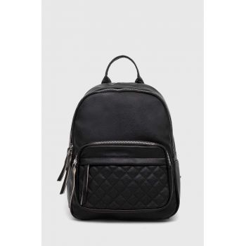 Answear Lab rucsac femei, culoarea negru, mic, neted