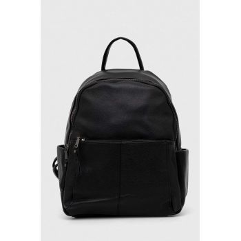 Answear Lab rucsac femei, culoarea negru, mic, neted