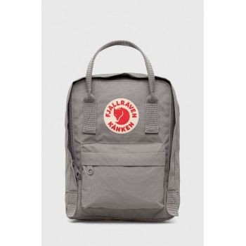 Fjallraven rucsac culoarea gri, mic, cu imprimeu