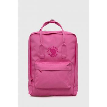 Fjallraven rucsac Re-Kanken culoarea roz, mare, neted