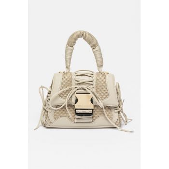 Geanta crossbody cu segmente de plasa Diego