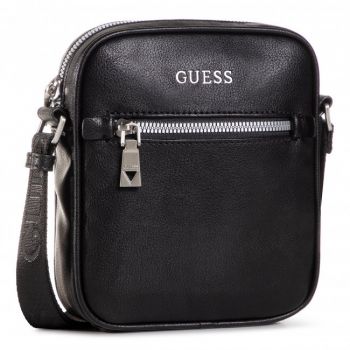 Geanta mica crossbody pentru barbati Guess, Model Scala, Negru (Pentru: Barbati, CULOARE: Negru) de firma originala