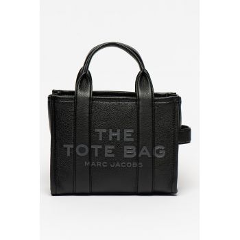 Geanta tote din piele cu logo The Small