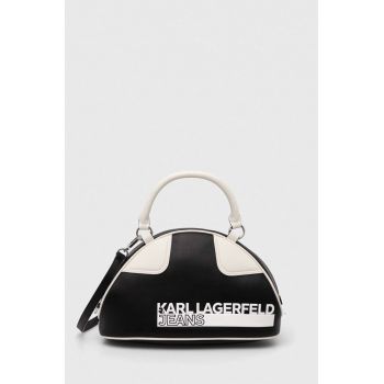 Karl Lagerfeld Jeans poseta culoarea negru