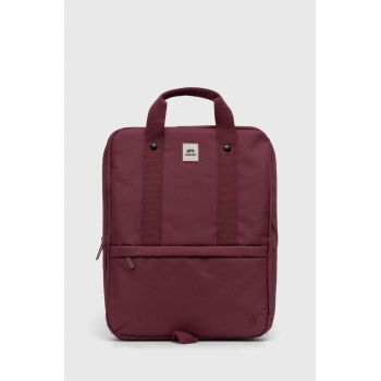 Lefrik rucsac femei, culoarea bordo, mare, neted