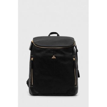 Medicine rucsac femei, culoarea negru, mare, neted