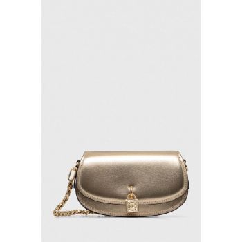MICHAEL Michael Kors poseta de piele culoarea auriu