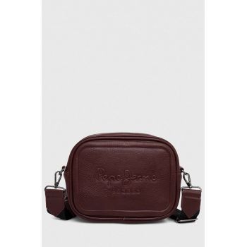 Pepe Jeans poseta Bassy Bass culoarea bordo