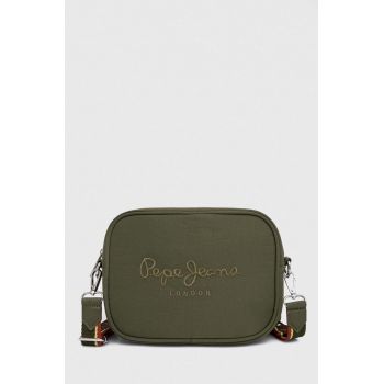 Pepe Jeans poseta Bassy Margy culoarea verde