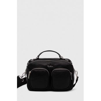 Pepe Jeans poseta ELYZA BASS culoarea negru