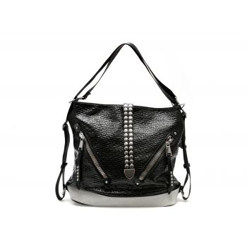Poseta GRYXX neagra, 63771, din piele ecologica
