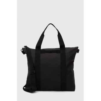 Rains geantă 14150 Tote Bags culoarea negru de firma originala