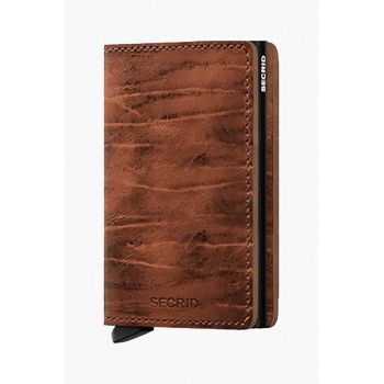 Secrid portofel culoarea bordo, Portfel Secrid Slimwallet Dutch Martin Whiskey SDM-WHISKEY