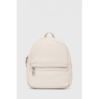 Steve Madden rucsac Bamiri femei, culoarea bej, mic, neted, SM13001156