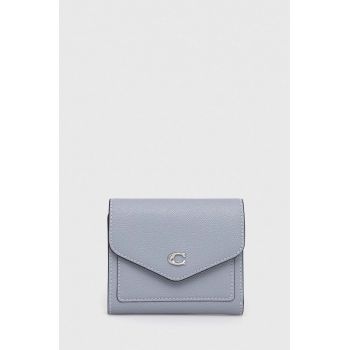 Coach portofel Wyn Small Wallet femei, culoarea negru