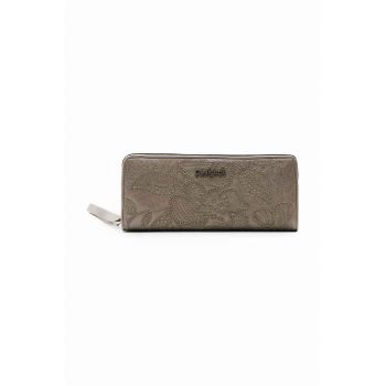 Desigual portofel femei, culoarea gri