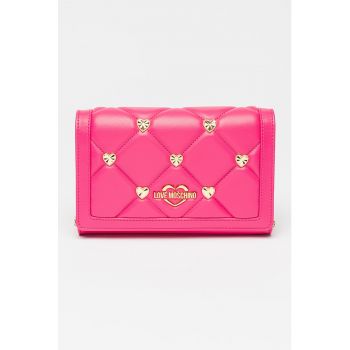Geanta crossbody matlasata cu bareta lant