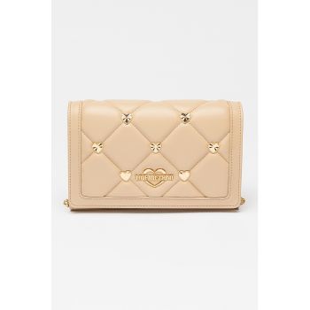 Geanta crossbody matlasata cu bareta lant