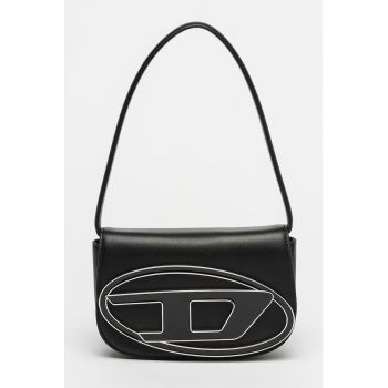 Geanta de piele cu logo supradimensionat 1DR