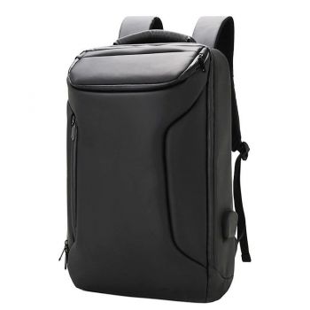 Ghiozdan pentru laptop ergonomic, negru, 48X32X12 cm, Pigna, BLRS20CH05