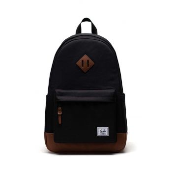 Herschel rucsac 11383-00055-OS Heritage Backpack culoarea negru, mare, neted