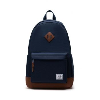 Herschel rucsac 11383-03548-OS Heritage Backpack culoarea albastru marin, mare, neted