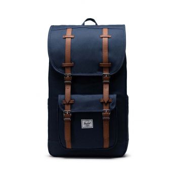 Herschel rucsac 11390-00007-OS Little America B culoarea albastru marin, mare, neted