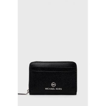 MICHAEL Michael Kors portofel de piele femei, culoarea negru