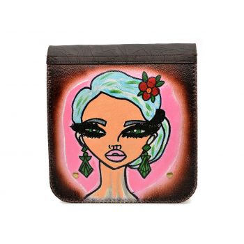 Poseta GRYXX multicolor, Y6022, din piele ecologica