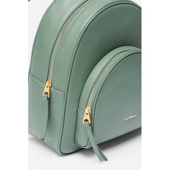 Rucsac de piele cu buzunar frontal Gleen