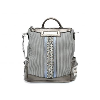 Rucsac GRYXX gri, 63807, din piele ecologica