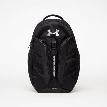 Under Armour Hustle Pro Backpack Black/ Black/ Metallic Silver la reducere