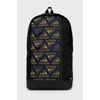 adidas rucsac culoarea negru, mare, cu imprimeu