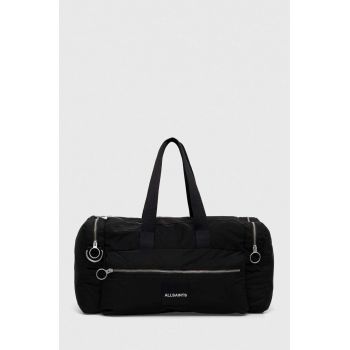 AllSaints geanta SOMA HOLDALL culoarea negru ieftina