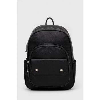 Answear Lab rucsac femei, culoarea negru, mare, neted