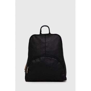 Answear Lab Rucsac femei, culoarea negru, mic, material neted Answear Lab Rucsac femei, culoarea negru, mic, material neted