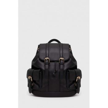 Answear Lab rucsac femei, culoarea negru, mic, neted