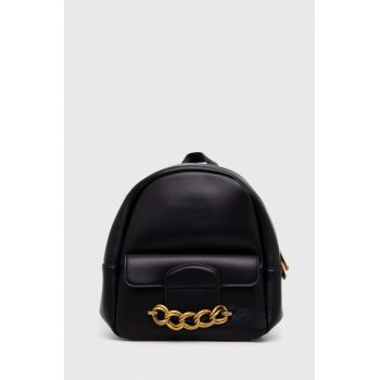 Answear Lab rucsac femei, culoarea negru, mic, neted