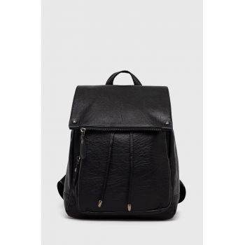 Answear Lab rucsac femei, culoarea negru, mic, neted