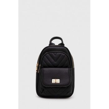 Answear Lab rucsac femei, culoarea negru, mic, neted