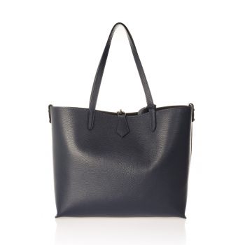 Geanta shopper de piele cu etui interior