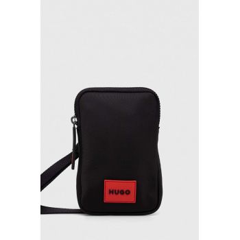 HUGO borseta culoarea negru