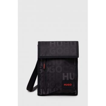 HUGO borseta culoarea negru